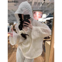 SUOMENG áo len cardigan áo khoác cardigan Trendy Comfortable Casual Cute WMJ24802OO 35Z240828