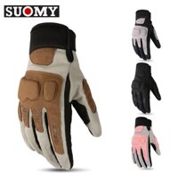 Suomy Găng Tay Xe Máy Mùa Hè Thoáng Khí Lưới Rider Găng Tay Dành Cho Nam Nữ Macaron Màu Xe Đạp Điện Găng Tay Đi Xe Đạp Chống Trơn Trượt Chống Mài Mòn Bảo Vệ