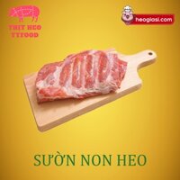 SƯỜN NON HEO -Thịt heo nóng (500g/ 1kg)