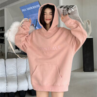 Sương Mù Đôi Dòng Màu Hồng Yếu Tố Cần Thiết Dạo Phố Cặp Đôi Rời Quá Khổ Đáy Thiếu Áo Nữ