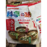 Súp Canh Miso Ăn Liền MARUKOME Nhật Bản 183g - Vị Đậm Đà Nguyên Bản