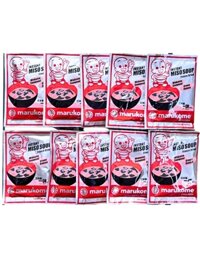 Súp Miso Ăn Liền Halal Ikkyusan Marukome (10 gói x 7.35G)