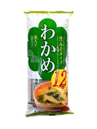 Súp Miso Ăn Liền Hikari Miso Vị Rong Biển Wakame 216G (12 Gói)