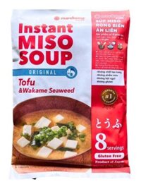 Súp Miso Ăn Liền MARUKOME Nhật Bản 152g 8 phần - Hàng Nhật nội địa