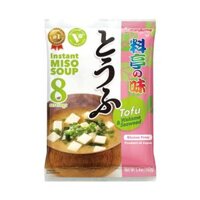 Súp Miso Rong Biển Đậu Hũ Chay Ăn Liền, Marukome Instant Ryotei No Aji Miso Soup Tofu Vegetarian (152g) - MARUKOME