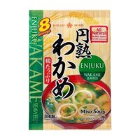 Súp Miso rong biển Wakame ăn liền Hikari Miso Enjuku 156g (8 phần) 円熟 わかめお味噌汁 8食
