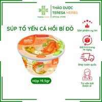 Súp Tổ Yến Cá Hồi – Bí Đỏ – Bông Cải – Bó Xôi – Yến Mạch 20g