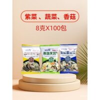 Súp trứng rong biển Lixing, súp rau tươi Furong, 30 gói nhỏ, súp gà hầm nấm rau tươi, gói súp ăn liền cho Dicos