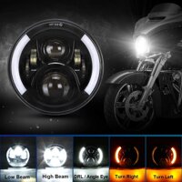 SUPAREE 7 inches LED Motorcycle Headlight for Harley Davidson Touring Road King Ultra Classic Electra Street Glide Tri Cvo Heritage Softail Slim De...