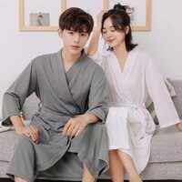 Super 1,00 Thousand Turnovers Spring Swing Áo choàng tắm mỏng dành cho nữ Bộ đồ ngủ cặp đôi nam dài Kích thước lớn Váy ngủ khách sạn Mùa xuân nóng thấm hút Áo choàng tắm khô nhanh Super 1.000 Doanh thu Xuân Thu Áo choàng tắm mỏng Nữ Bộ đồ ngủ nam dài Kích