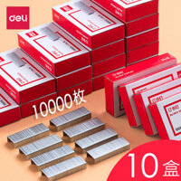 Super 5,00 Thousand Turnback Deli 10 Kim bấm đóng hộp Số. 12 ghim số. 10 Kim bấm nhỏ 24 / 6 Kim bấm đồng phục đa năng 0010 / 3.6