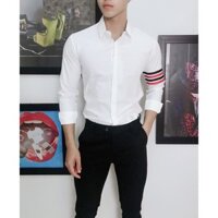 SUPER ️🛒 SALE 10.10 Áo sơ mi trắng nam siêu hot . . , '