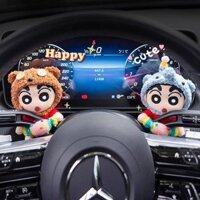 Super Cute Car Candy Crayon Xiaoxin Cute Ornaments Car Pregnant Block Decorative Doll Cartoon nS8r