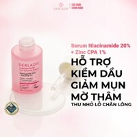 (Super Deal) Serum Niacinamide 20% Giảm Mụn, Mờ Thâm Đỏ, Thu Nhỏ LCL Derladie Laboratoire Pore Tightening Ampoule 30ml