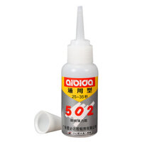 Super Glue 502 Instant Quick Drying Adhesive Fast Strong Bond for Leather Rubber Metal 15g