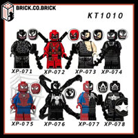 Super Hero Marvels DC Spider Man Venom Đồ chơi Lắp Ráp Nhân Vật Nhỏ Mô Hình Siêu anh hùng KT1010