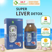 SUPER LIVER DETOX hỗ trợ giải độc gan, giúp tăng cường chức năng gan suy gan, sơ gan, gan nhiễm mỡ, men gan cao, viêm ga