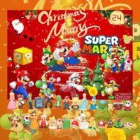 Super Mario Cartoon Mini Figures Christmas Advent Calendar 24 Days Surprise Gift