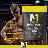 Super Mass Gainer  Sữa tăng cơ tăng cân hiệu quả nhanh 2.4kg (Mua 2 tặng bình lắc)