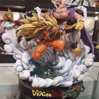 👉[super sốc] BỘ MÔ HÌNH Songoku đại chiến mabuu béo ( Dragonball ) hàng siêu đẹp