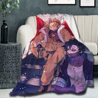 Super Soft Light Weight Throw Blanket Hawk and Dabi Drink Anime-Keigo Takami Summer Quilt for Bed Couch Sofa 80"X60" Queen for Adult