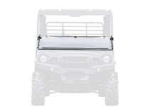 SuperATV Heavy Duty Scratch Resistant Flip Down Windshield for 2015+ Kawasaki Mule Pro FXT/FX/DX/DXT | 1/4" Thick Polycarbonate that is 250X St...