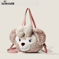 Supercute Ba Lô Duffy Gấu Đa Năng Dễ Thương Sherry Mei Búp Bê Sang Trọng Cầm Tay Túi Đeo Ngang
