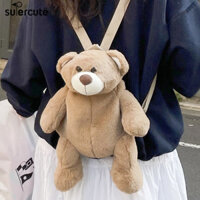 Supercute Sang Trọng Ba Lô Gấu Bông Hàn Quốc Ins Phong Cách Thu Đông Dễ Thương Thường Ngày Cá Tính Hoạt Hình Búp Bê Ba Lô Nhỏ