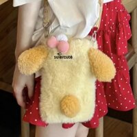 Supercute Túi Đeo Vai Đầu Bếp Dễ Thương Chó Con Bánh Sang Trọng Thời Trang Messenger Túi Điện Thoại Di Động Ví Đựng Tiền Xu