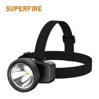 Superfire HL55 Đèn pha siêu sáng Đèn pha Led chống nước USB Sạc cắm trại Đèn pin câu cá di động