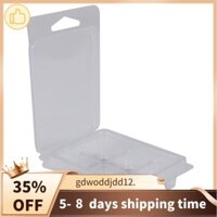 Superior 100 Gói Sáp Tan Khuôn Vuông, 6 Khoang Nhựa Trong Suốt Khay Làm Nến & Xà Phòng