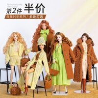 Supermodel Búp Bê Quần Áo FR Daddy Có Thể Mặc Màu Nâu Teddy Series Bộ Áo Khoác Bé Gái Trang Phục Đồ Chơi Hợp Thời Trang