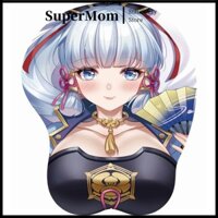 SuperMom Mousepad Gel Silicone Hỗ Trợ Cổ Tay Xu Hướng Thoải Mái Phong Cách Genshin Impact Phổ Biến Dễ Dàng Làm Sạch Bán Chạy Nhất Phần Còn Lại Cổ Tay 3D Đế Chống Trượt Văn Phòng Phải Có