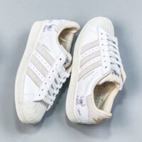 Superstar 50th Anniversary Originals Superstar Cherry Blossom Cream Pink White Shell Head Classic Wild Casual Sports Sneaker RAS0