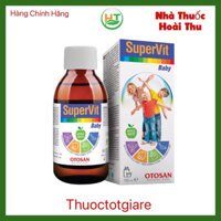 SuperVit Baby Otosan - Bổ sung Vitamin và khoáng chất, giúp cơ thể khoẻ mạnh, tăng đề kháng