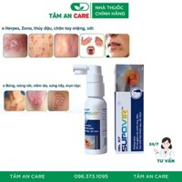 Supovir, Gel Xịt Herpes, Giời Leo, Thuỷ Đậu, Zona Thần Kinh - Tâm An Care