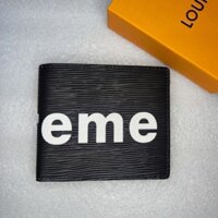 Supreme 2024 Classic Popular Water Ripple In Ví ngắn Unisex Khe cắm nhiều thẻ Ví ngắn