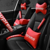 Supreme custom car headrest/back cover/steering wheel cover Car decorations AVWH