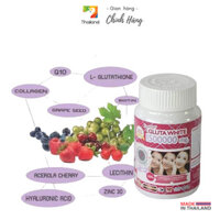 Supreme Gluta White 1500000 mg viên uống trắng da chống lão hóa Thái Lan