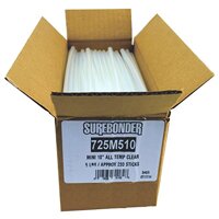 Surebonder 725M510 Mini All Temperature Hot Melt Glue Sticks, 10-Inch 5-lbs