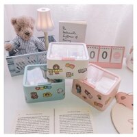 [Suri Store] Hộp Đựng Bông Tẩy Trang, hộp  Lưu Trữ Đựng Đồ Mỹ Phẩm, Tăm Bông Có Nắp Chống Bụi Nhỏ Gọn Tiện Lợi.