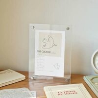 [Suri Store]   Khung Ảnh Acrylic Trong Suốt Để Bàn Sang Trọng.