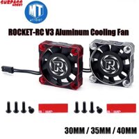 Surpass Rocket-RC Quạt Làm Mát Kim Loại 30mm 35mm 40mm Nhôm Mát Quạt Tản Nhiệt Dành Cho Xe RC 540 / 550 Động Cơ Không Chổi Than
