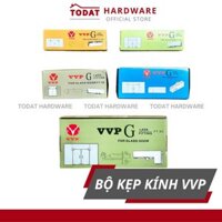 [SUS XI ĐEN] Kẹp Kính INOX 304 MÀU ĐEN VVP Dùng cho Cửa Kính Cường Lực 10-12mm