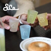 Susheng Nhà Nhiều Màu Sắc Mèo Con Chó Thủy Tinh Canh Thủy Tinh Hơi Ngộ nghĩnh Hộp Quà Tặng Rượu Nhỏ Thủy Tinh Đồ Ăn Nhẹ Sake Thủy Tinh Quà Tặng