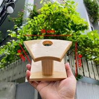 [Sushi Sashimi] Khay temaki 1 lỗ trang trí sashimi | Khay gỗ decor sushi nhà hàng Nhật