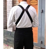 Suspender chữ X loại 1 cho nam thể hình đẹp / dây đai đeo lưng giữ cạp quần kiểu cảnh sát