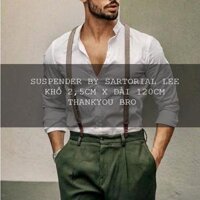 Suspender - Dây Đeo Quần Nam (Bản 2,5cm)