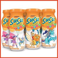 SUSU hộp sữa chua uống 90ml cam/dâu/táo Thùng 48 hộp VHMART57