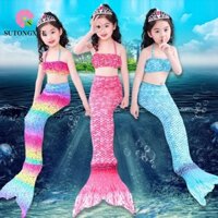 Sutongxue Đồ bơi nàng tiên cá, Đồ bơi bơi đuôi cá Bộ đồ bơi, Váy công chúa dễ thương Thiết kế thời trang Quần áo đi biển mùa hè Mặc đi biển cho trẻ em